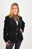 Blazer Veludo Casual Forrado -J1080